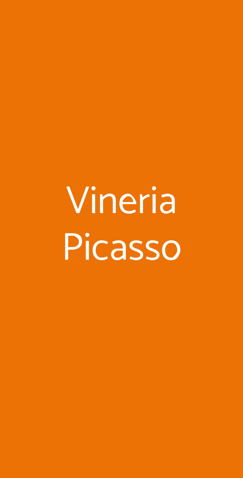 Vineria Picasso Catania menù 1 pagina
