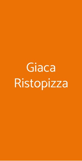 Giaca Ristopizza, Viagrande