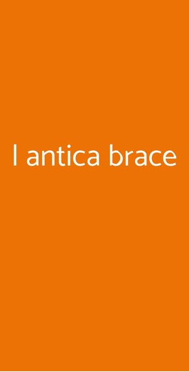 L Antica Brace, Catania