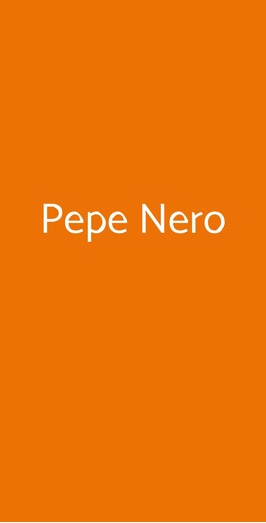 Pepe Nero, Caltagirone