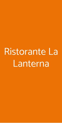 Ristorante La Lanterna, Biancavilla