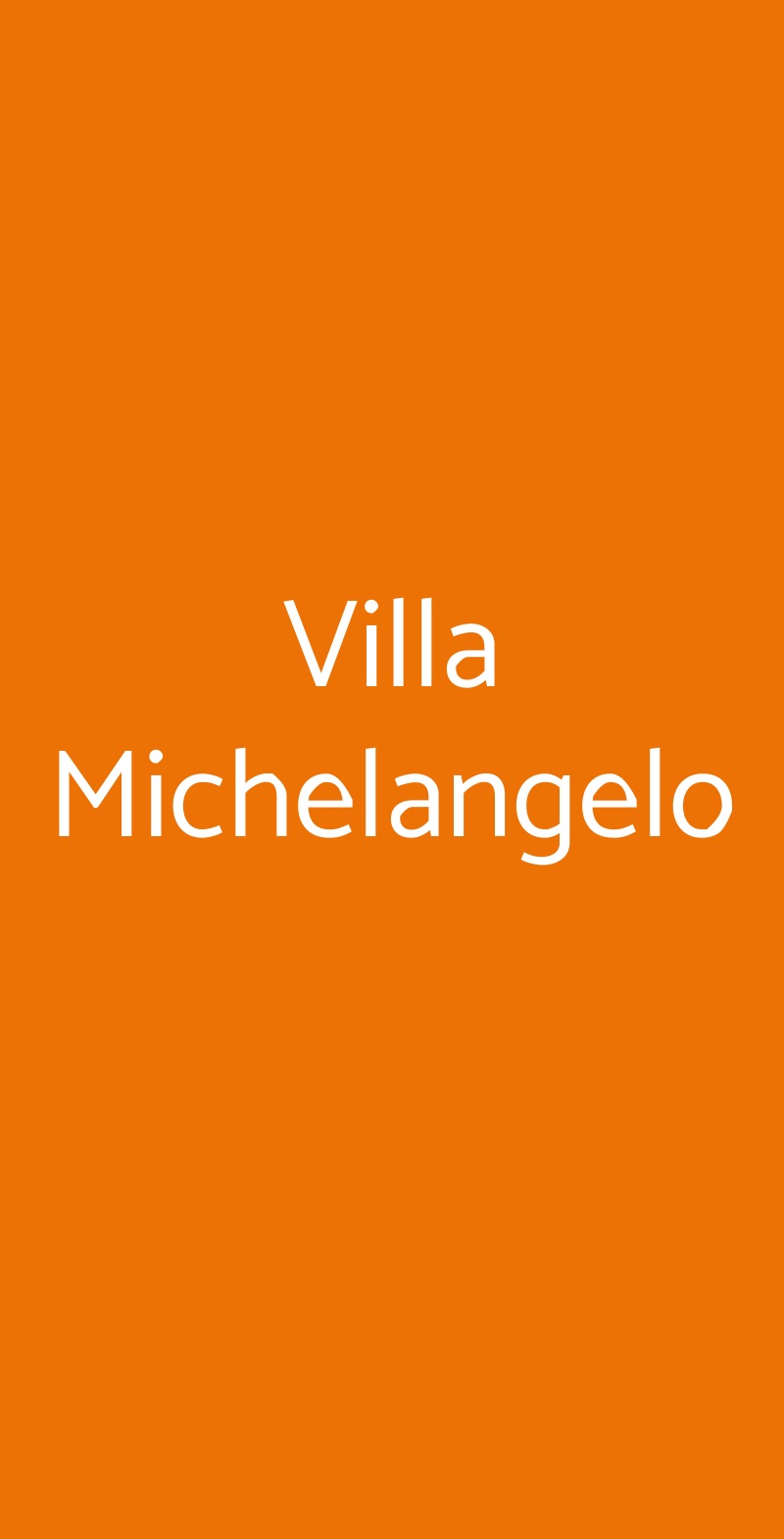 Villa Michelangelo Nicolosi menù 1 pagina