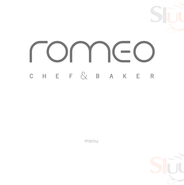 Romeo Roma menù 1 pagina