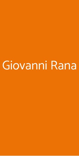 Giovanni Rana, Misterbianco