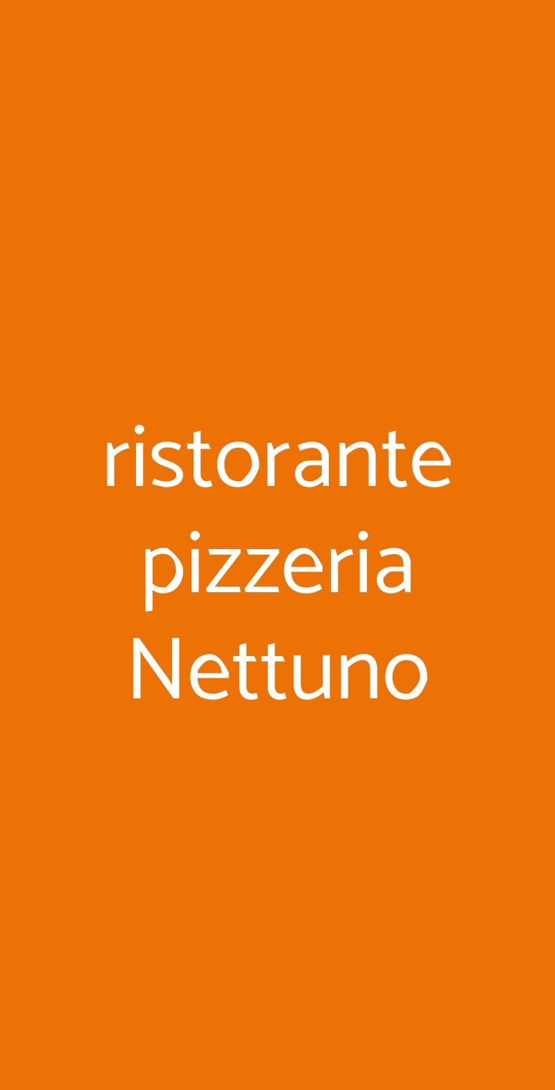 ristorante pizzeria Nettuno Catania menù 1 pagina