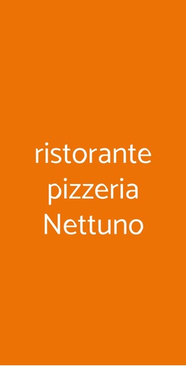 Ristorante Pizzeria Nettuno, Catania