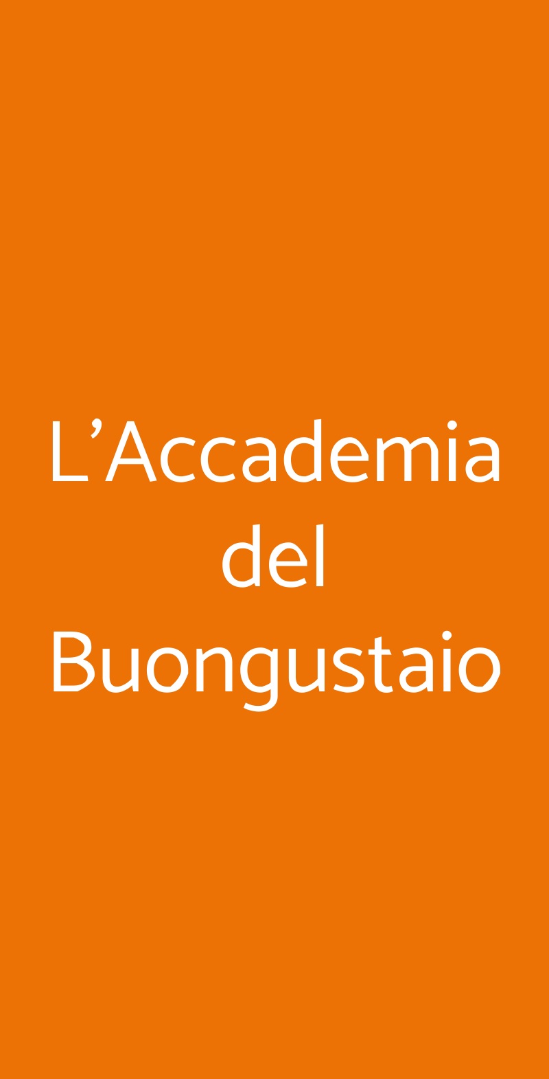 L'accademia Del Buongustaio, Grammichele