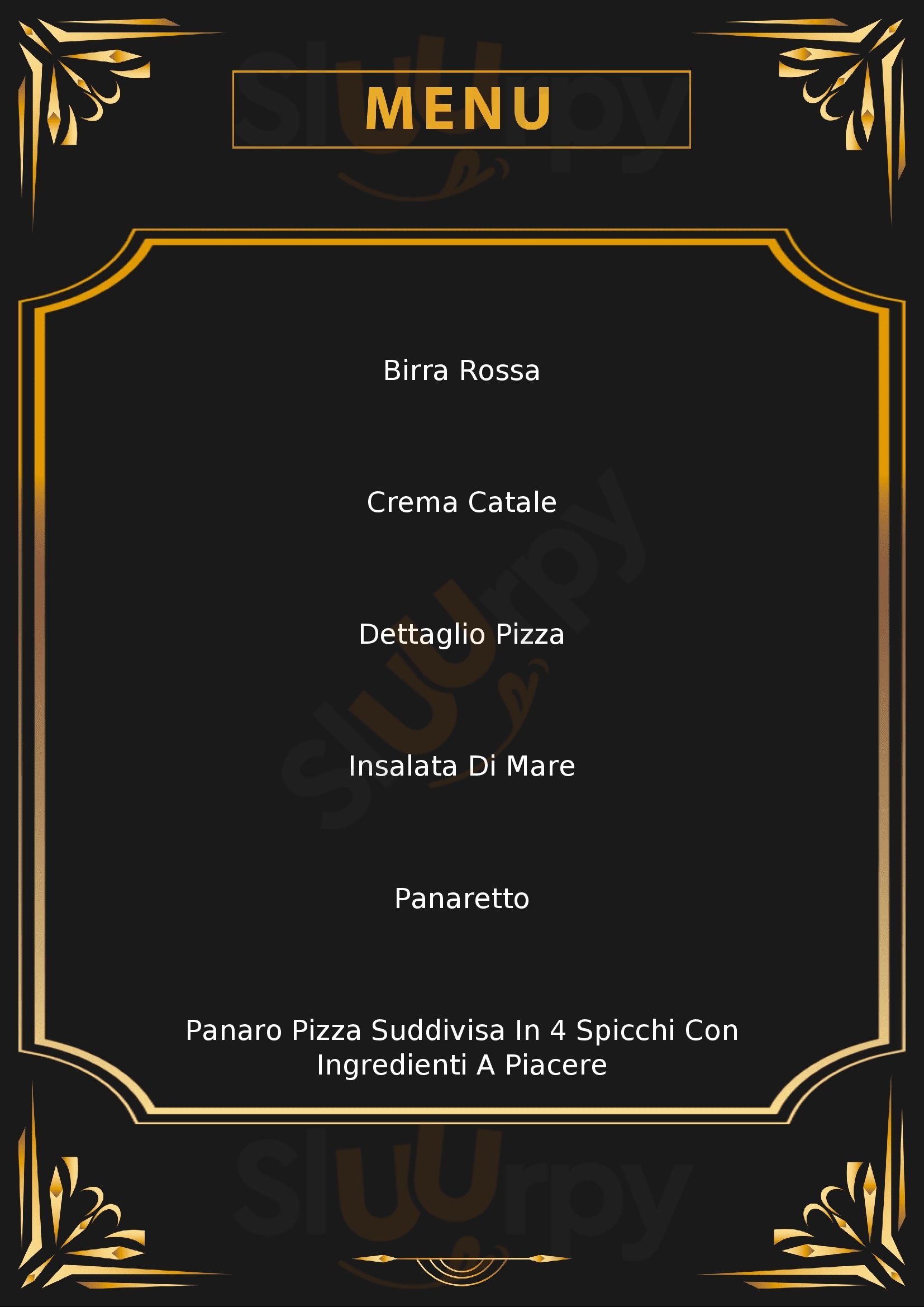 Pizzeria La Pace Rossano Veneto menù 1 pagina