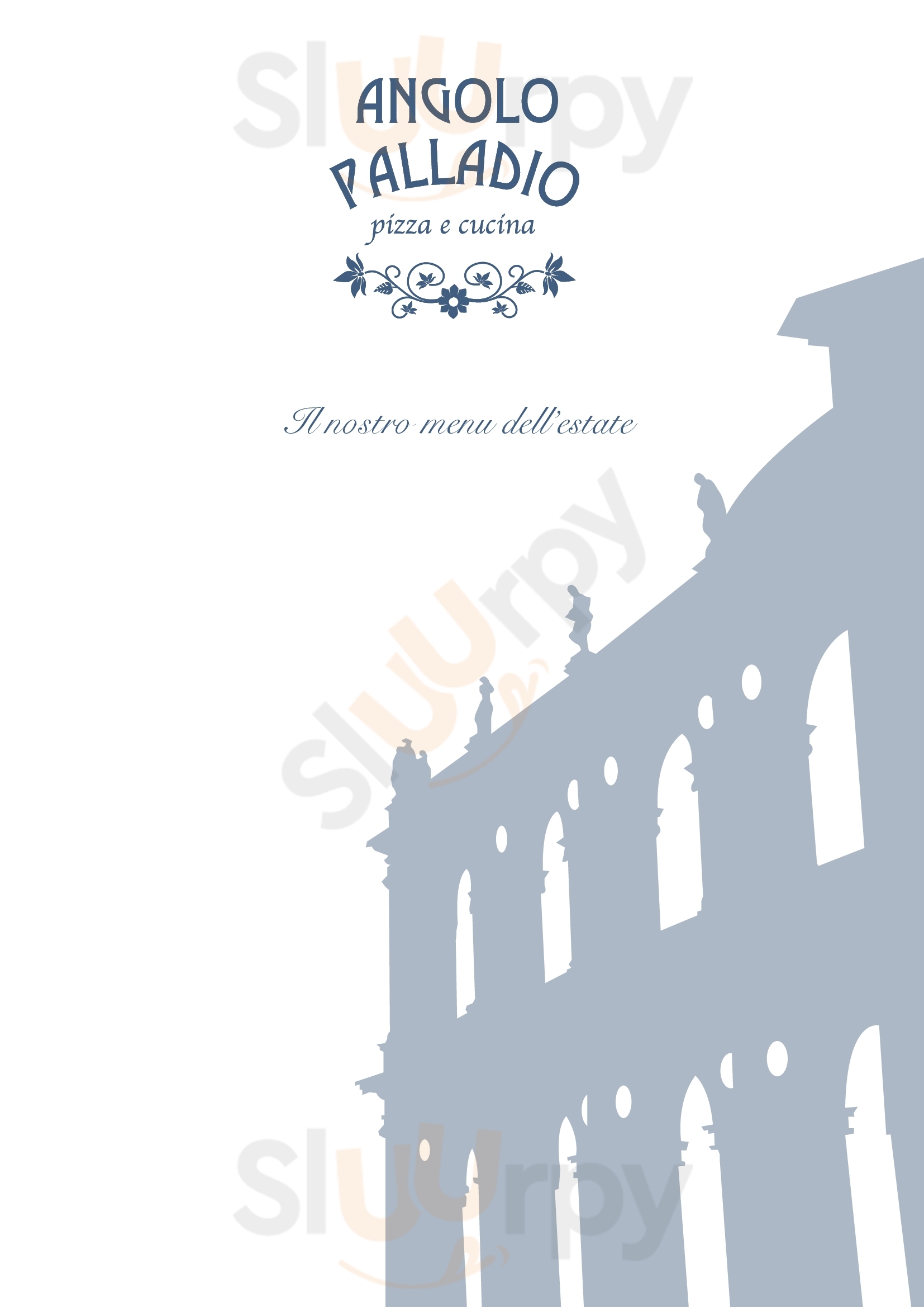 Ristorante Angolo Palladio Vicenza menù 1 pagina