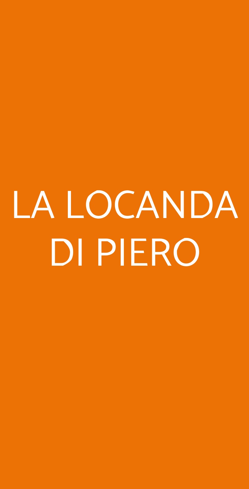 LA LOCANDA DI PIERO Montecchio Precalcino menù 1 pagina