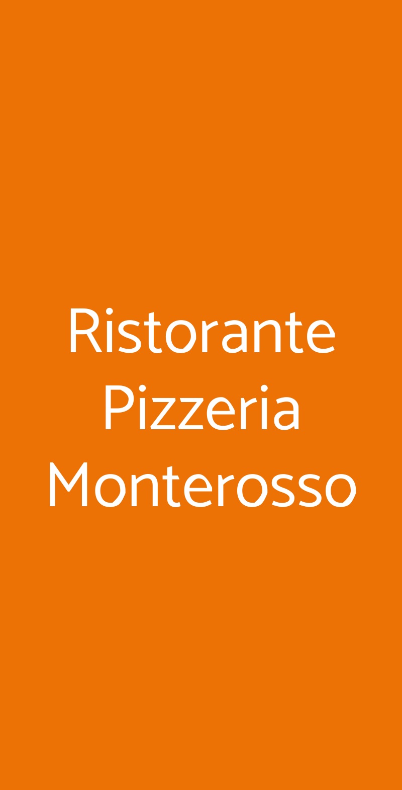 Ristorante Pizzeria Monterosso Altavilla Vicentina menù 1 pagina