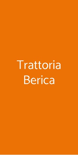Trattoria Berica, Villaga