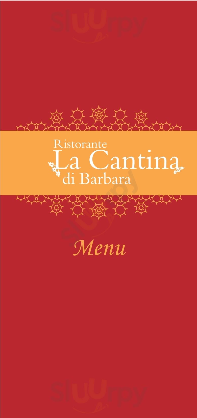 La Cantina di Barbara Mattarana menù 1 pagina