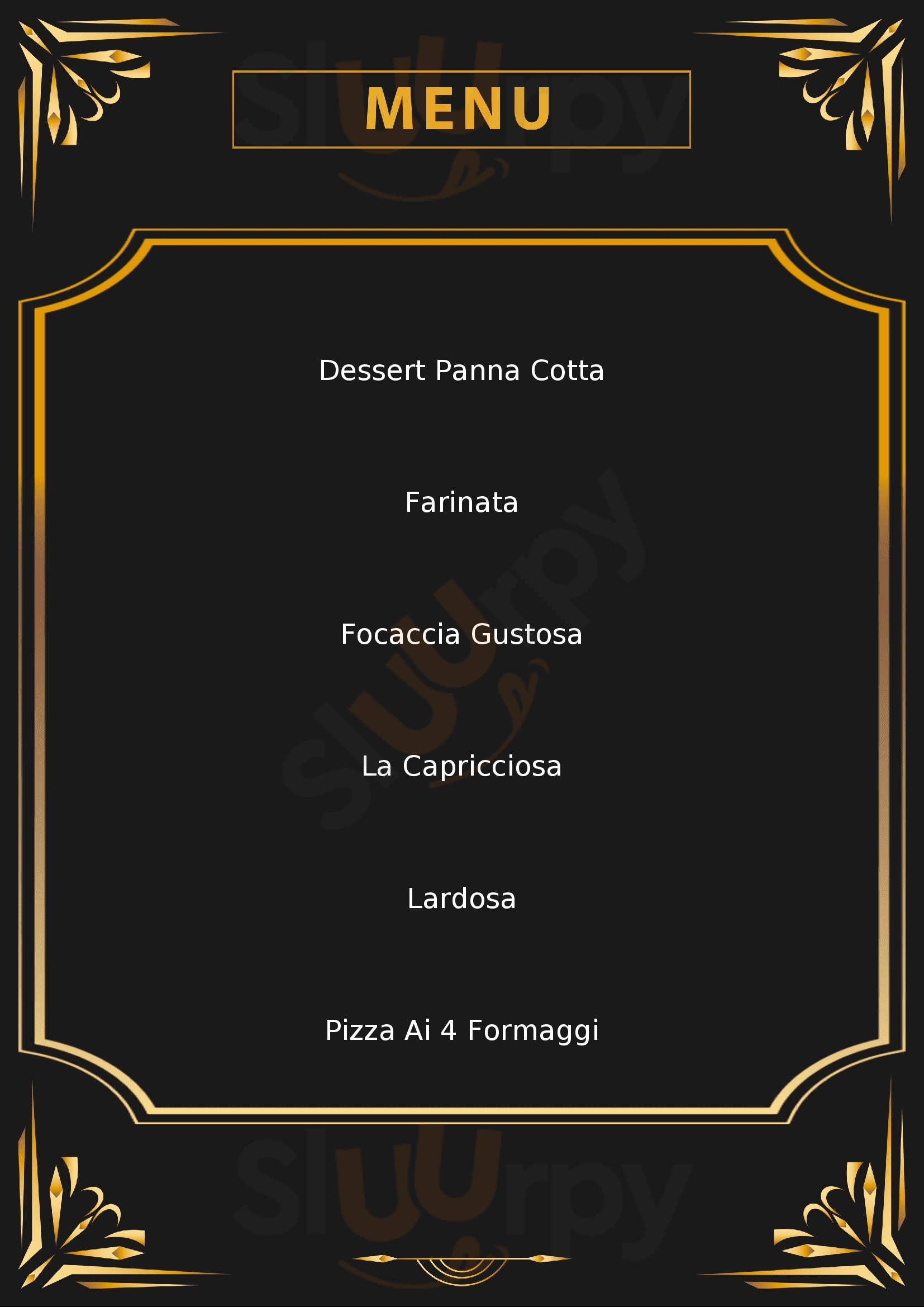 Pizzeria La Fornace La Spezia menù 1 pagina