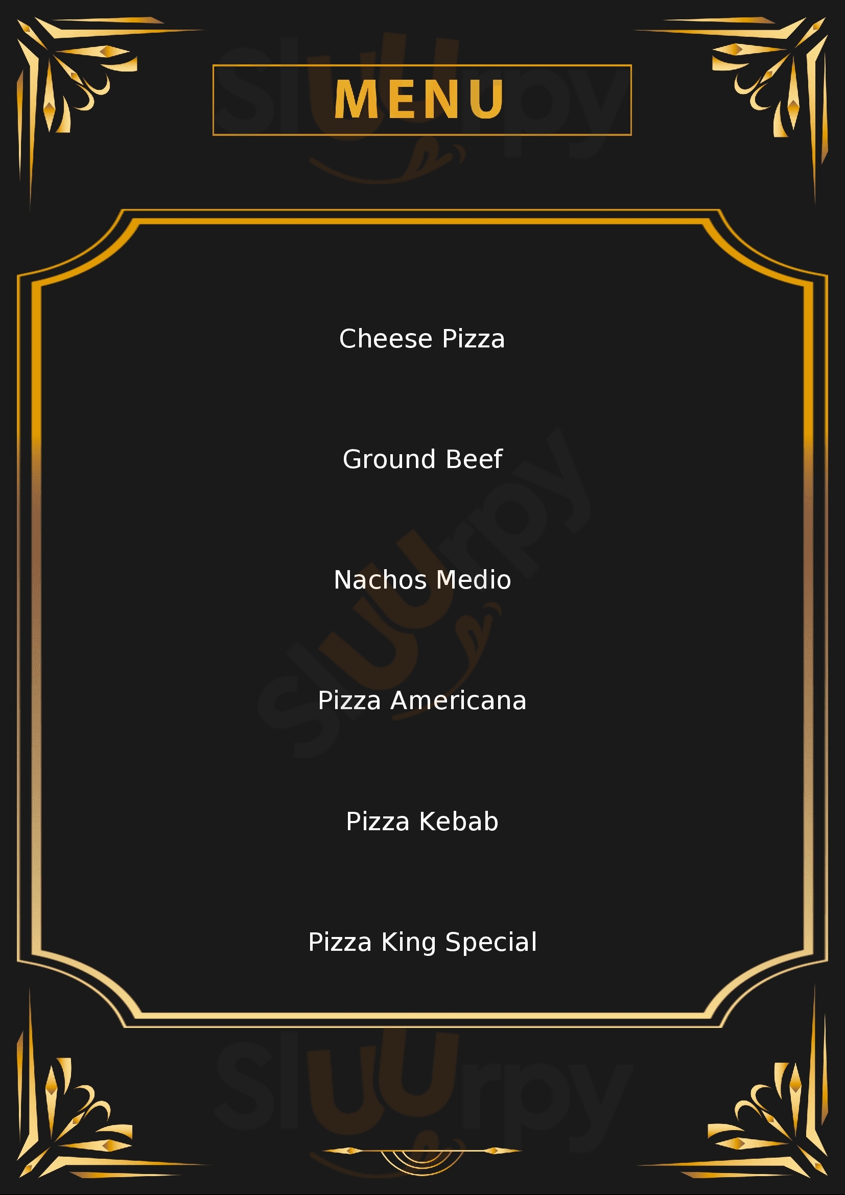 Pizza King Marola menù 1 pagina
