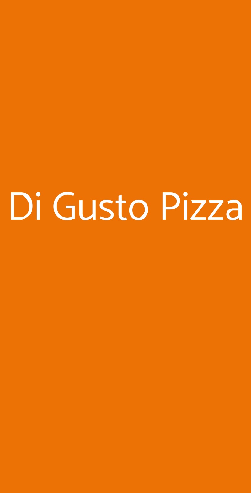 Di Gusto Pizza Montecchio Maggiore menù 1 pagina