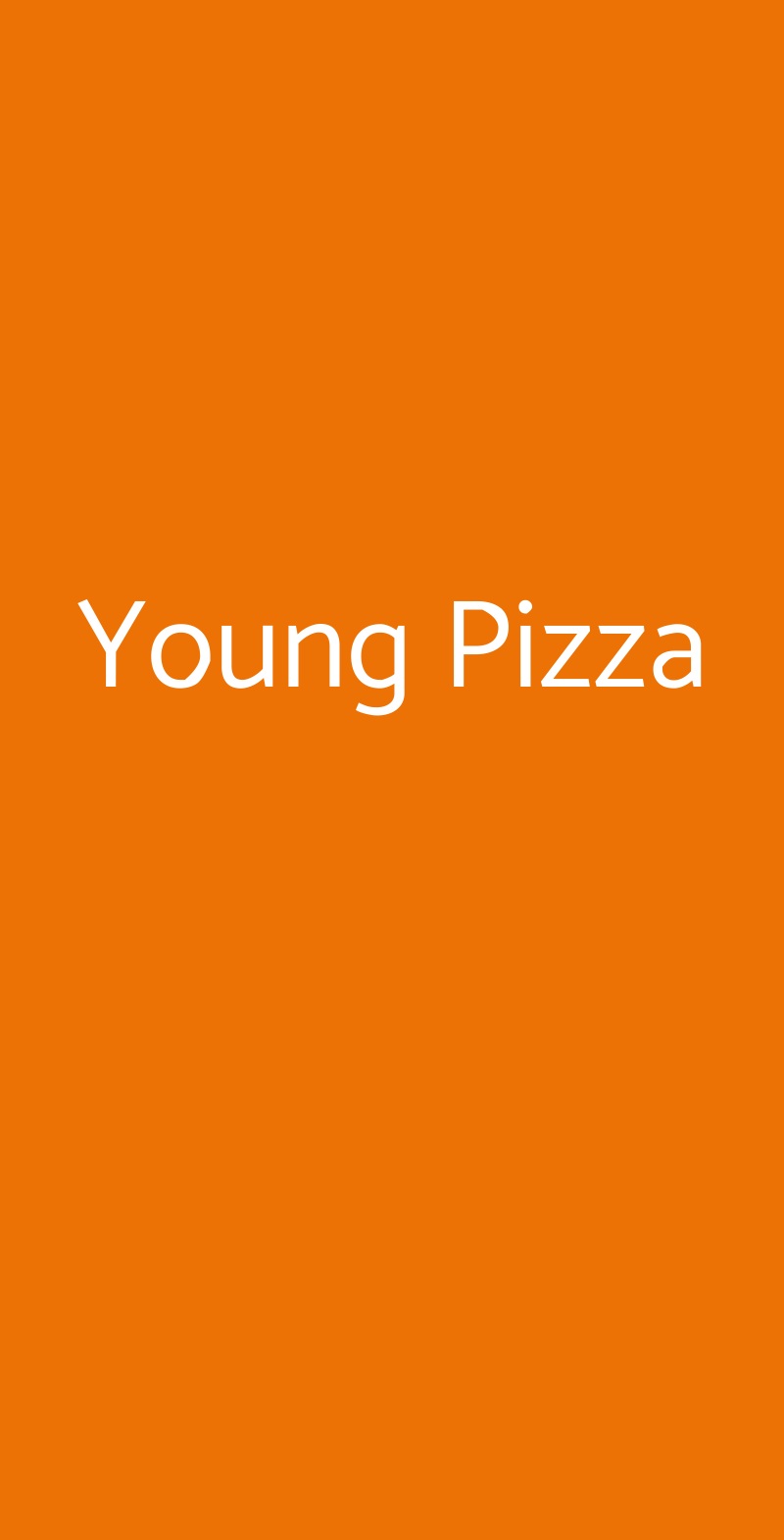 Young Pizza Benevento menù 1 pagina