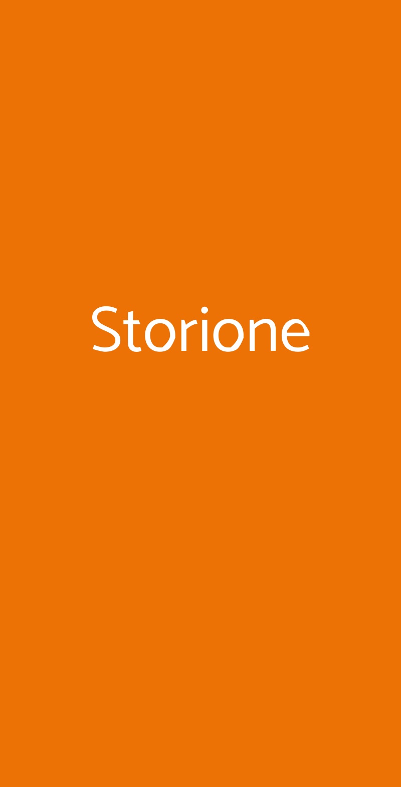Storione Vicenza menù 1 pagina