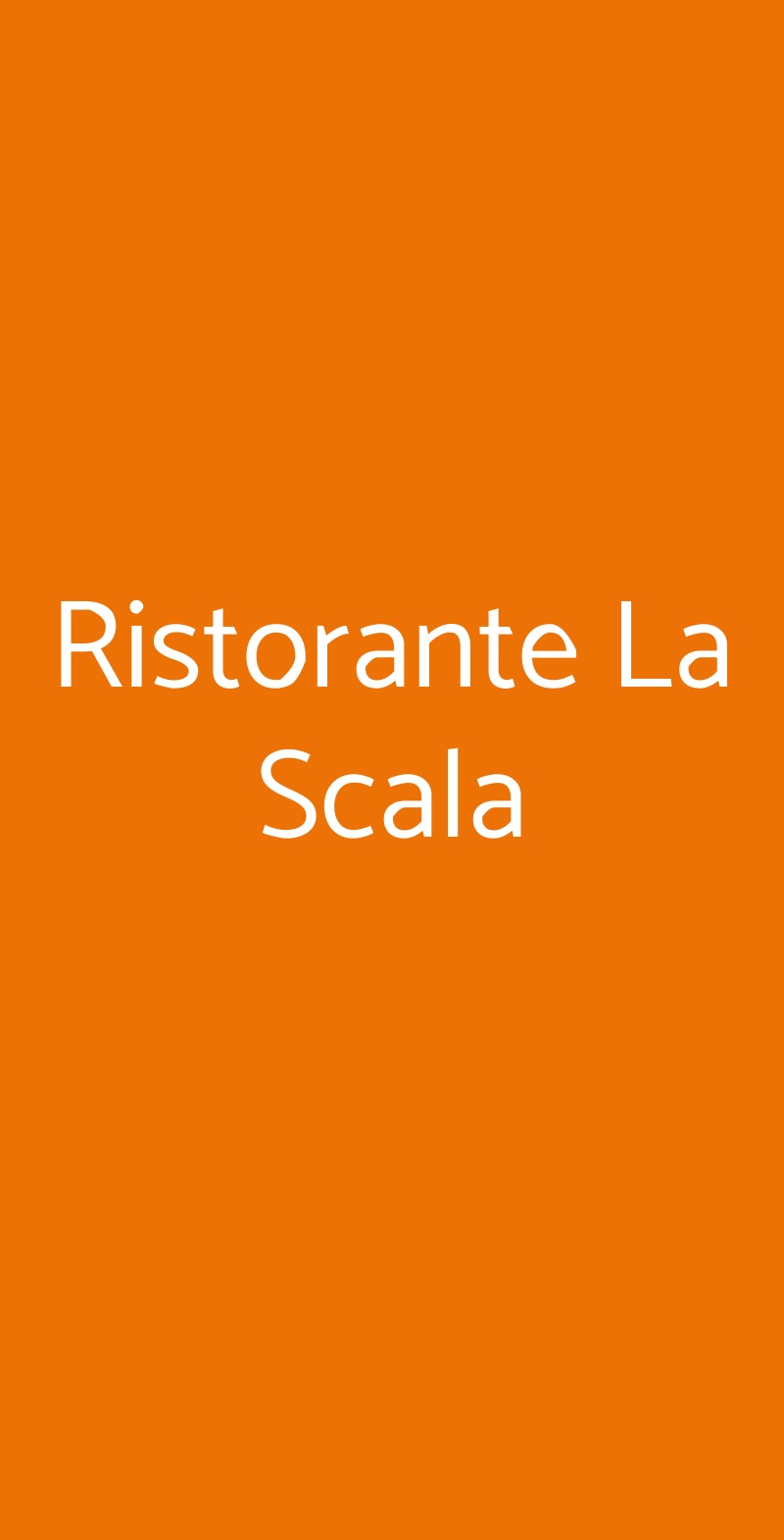 Ristorante La Scala Abano Terme menù 1 pagina