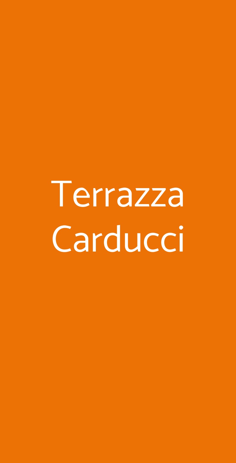 Terrazza Carducci Padova menù 1 pagina