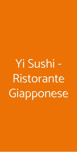 Yi Sushi , Abano Terme