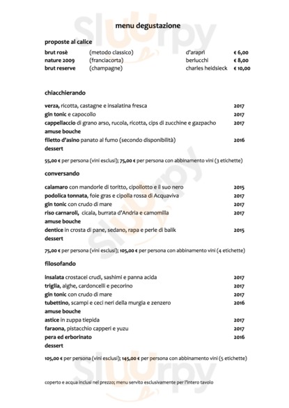 Umami menu andria