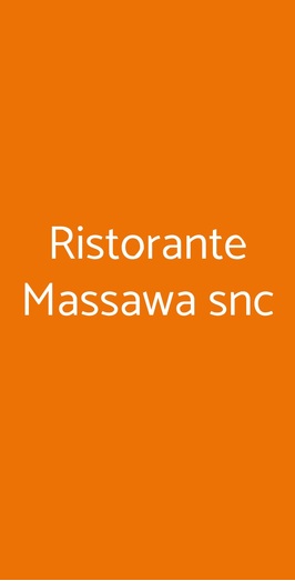 Ristorante Massawa Snc, Padova