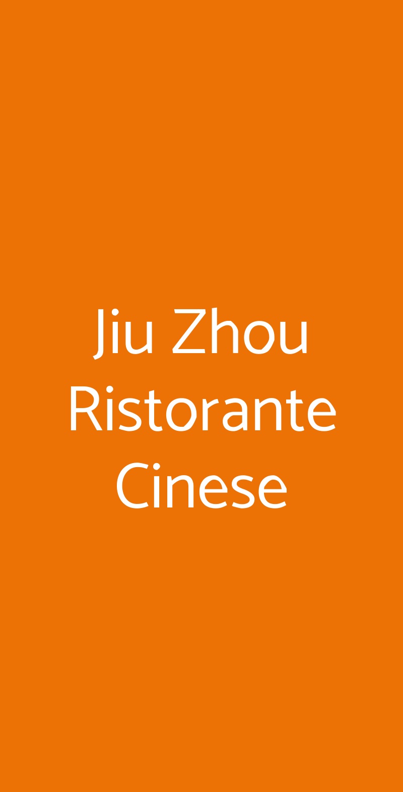 Jiu Zhou Ristorante Cinese, Padova