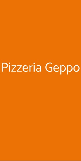 Pizzeria Geppo, Barletta