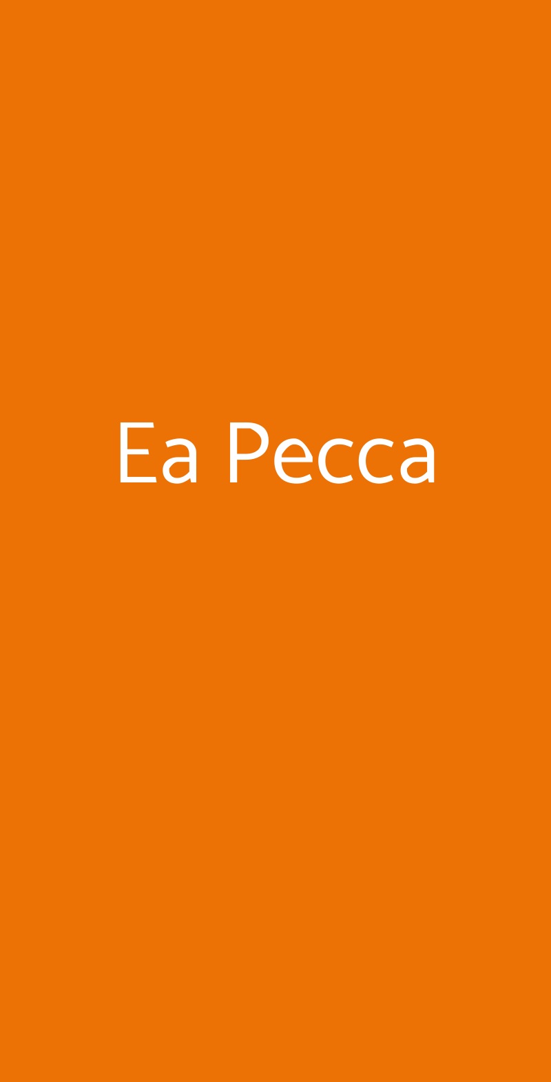 Ea Pecca Montegrotto Terme menù 1 pagina