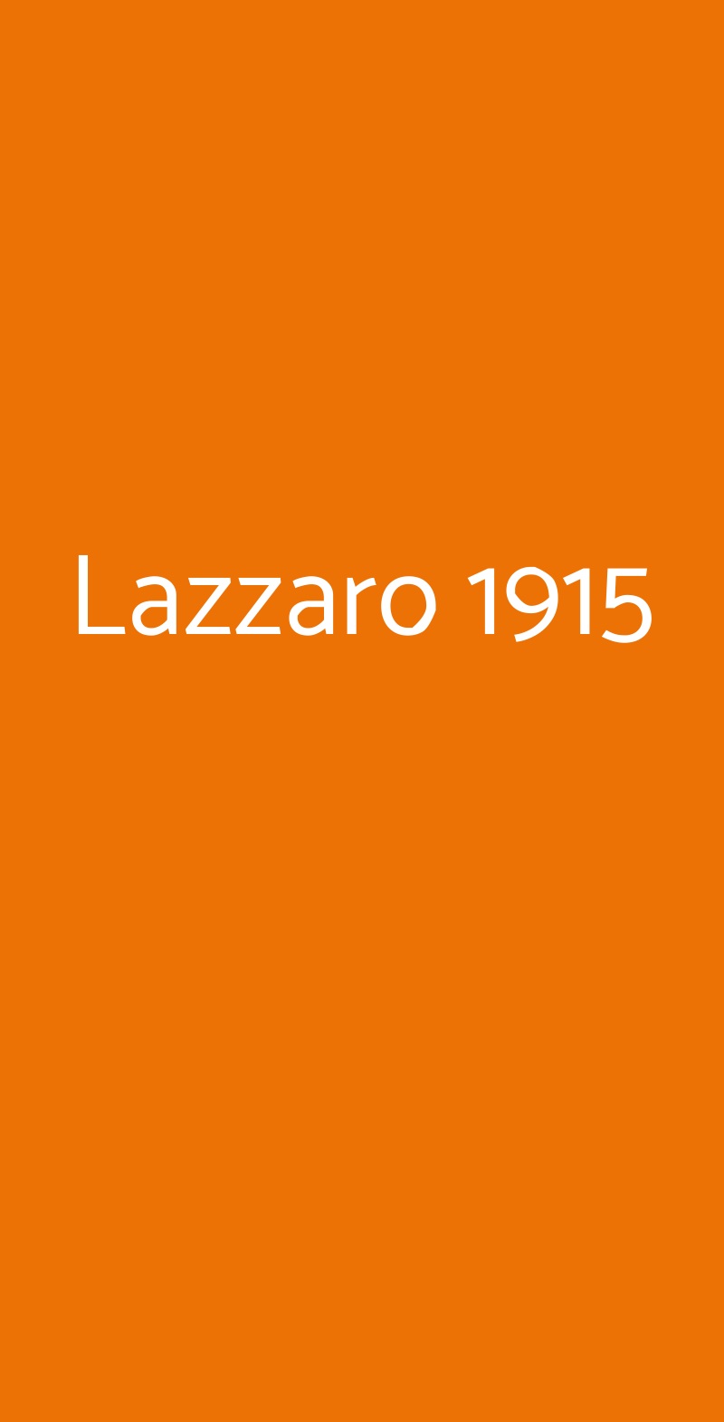 Lazzaro 1915 Pontelongo menù 1 pagina