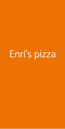 Enri's Pizza, Padova