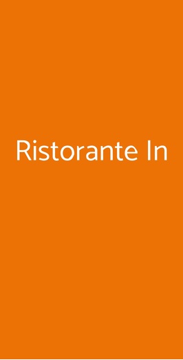 Ristorante In