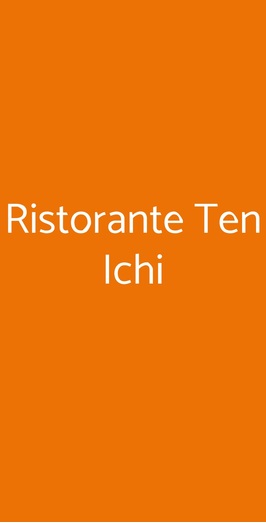 Ristorante Ten Ichi, Luisago