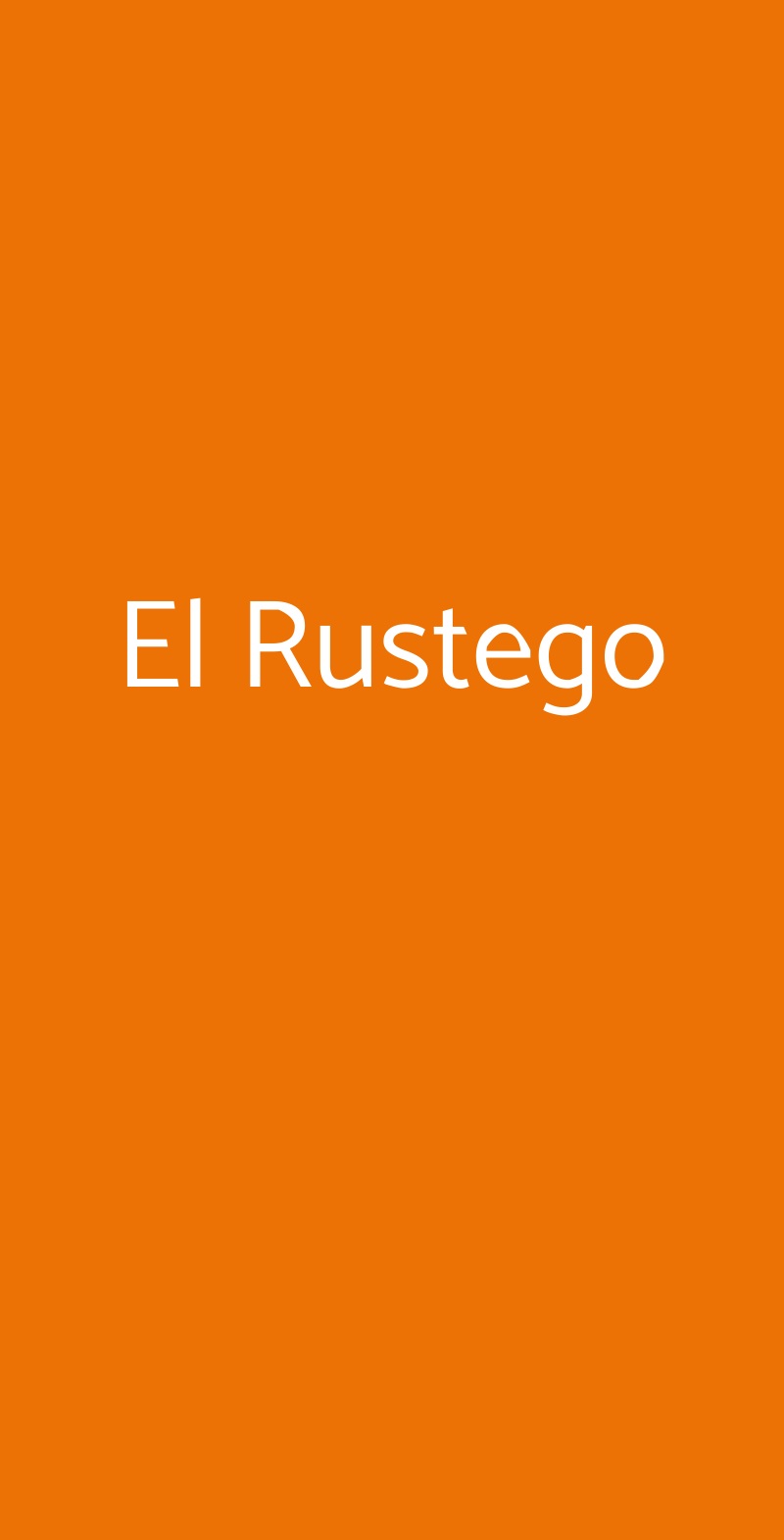 El Rustego Rubano menù 1 pagina