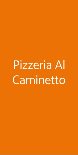 Pizzeria Al Caminetto, Padova