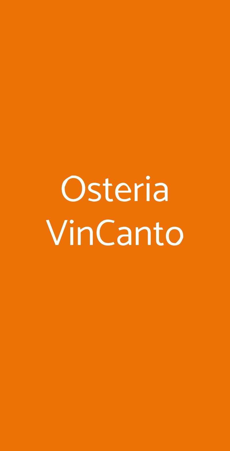 Osteria VinCanto Montemarano menù 1 pagina