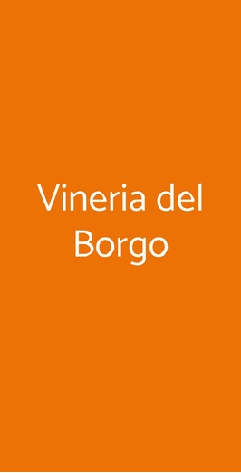 Vineria Del Borgo, Montefalcione