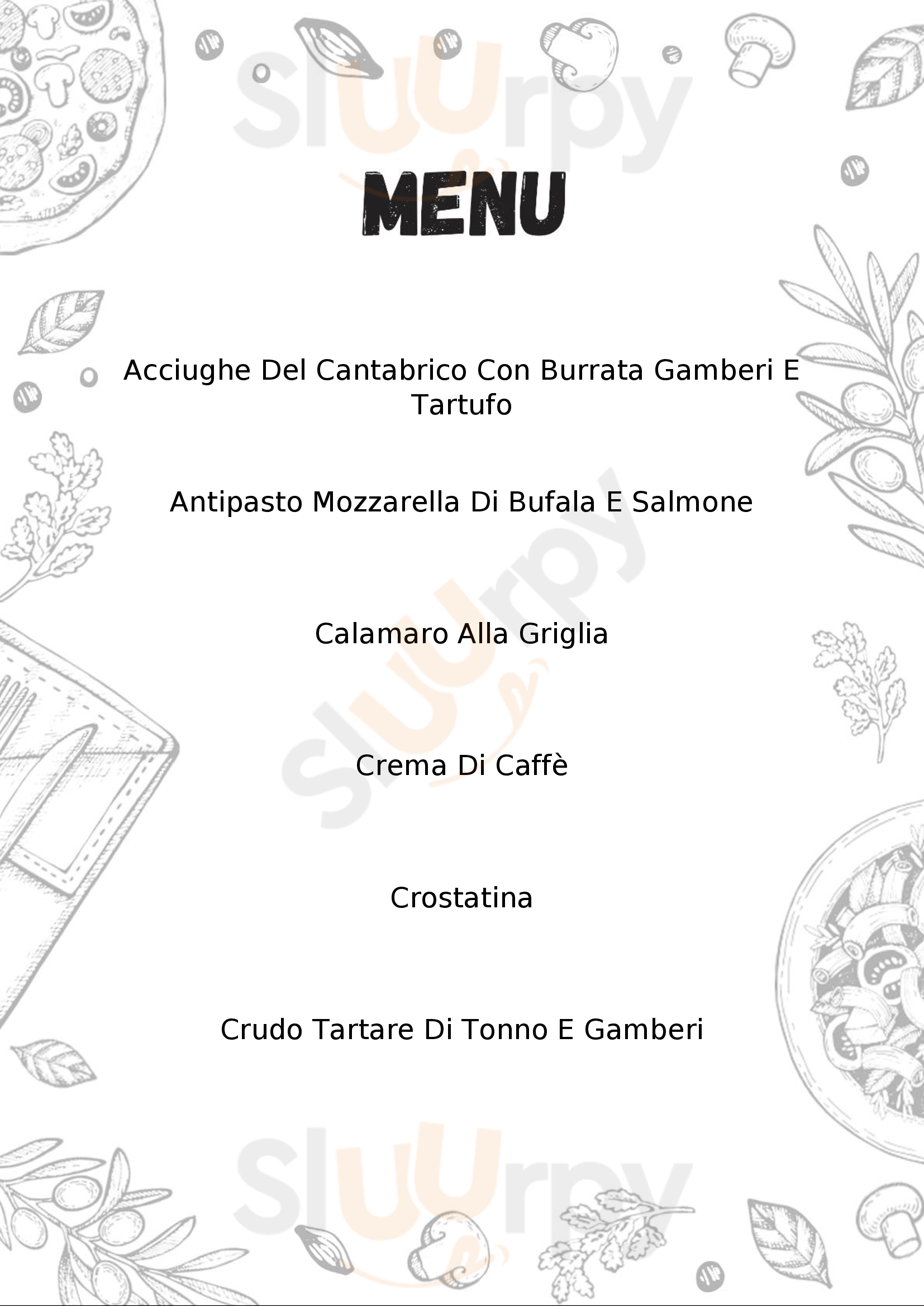 Siremeu Winebar Ristorazione Avellino menù 1 pagina