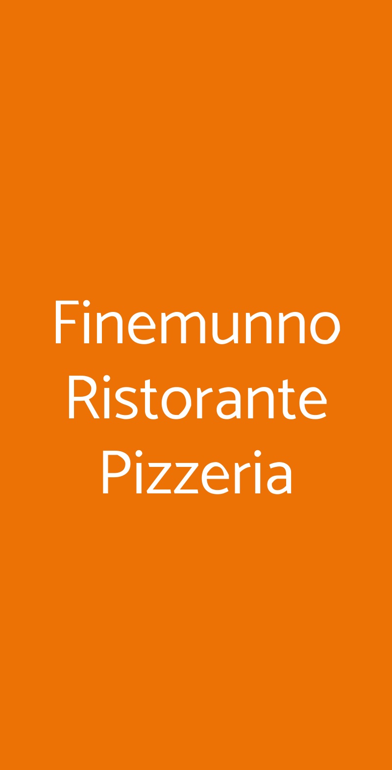 Finemunno Ristorante Pizzeria Aiello del Sabato menù 1 pagina