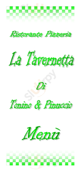 Pizzeria La Tavernetta Mercogliano menù 1 pagina