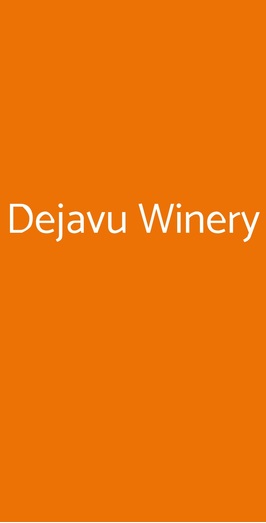 Dejavu Winery, Avellino