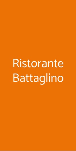 Ristorante Battaglino, Bra