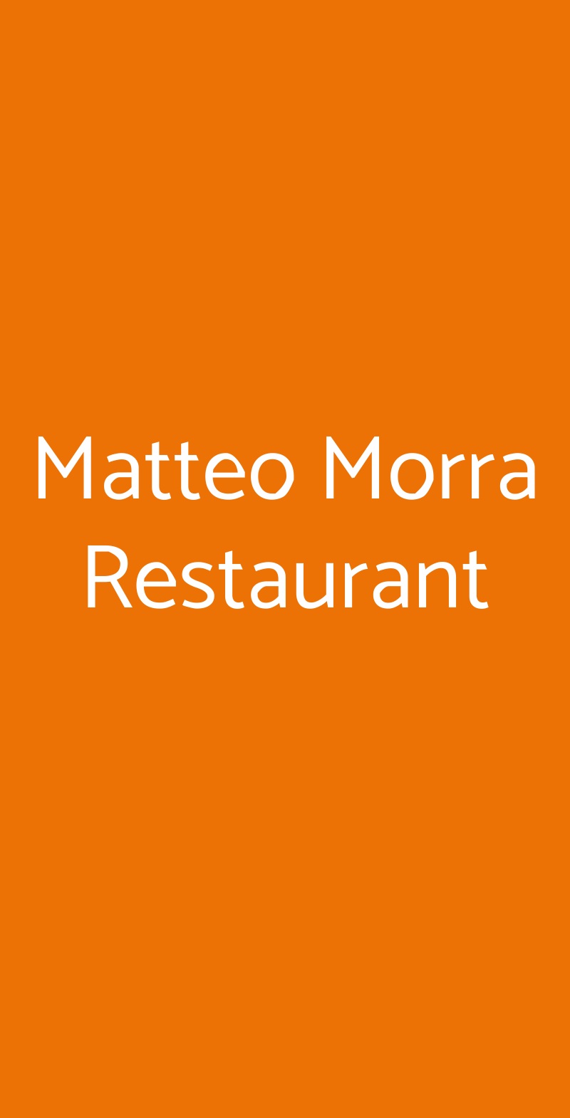 Matteo Morra Restaurant Barolo menù 1 pagina
