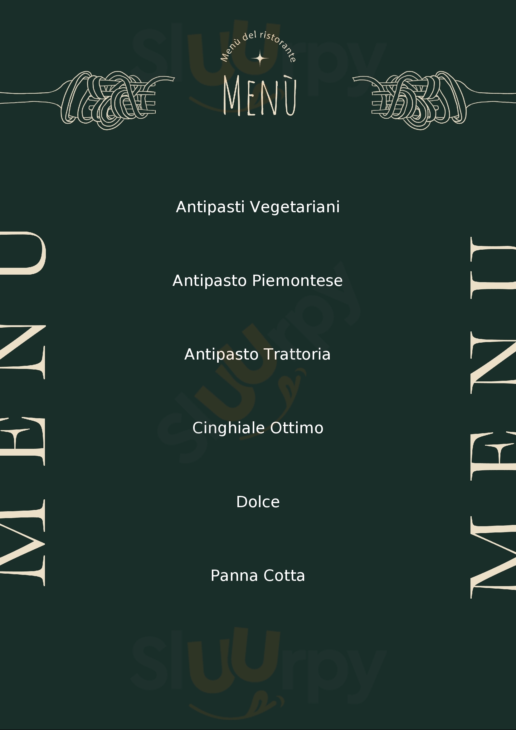 Trattoria Della Torre Perletto menù 1 pagina