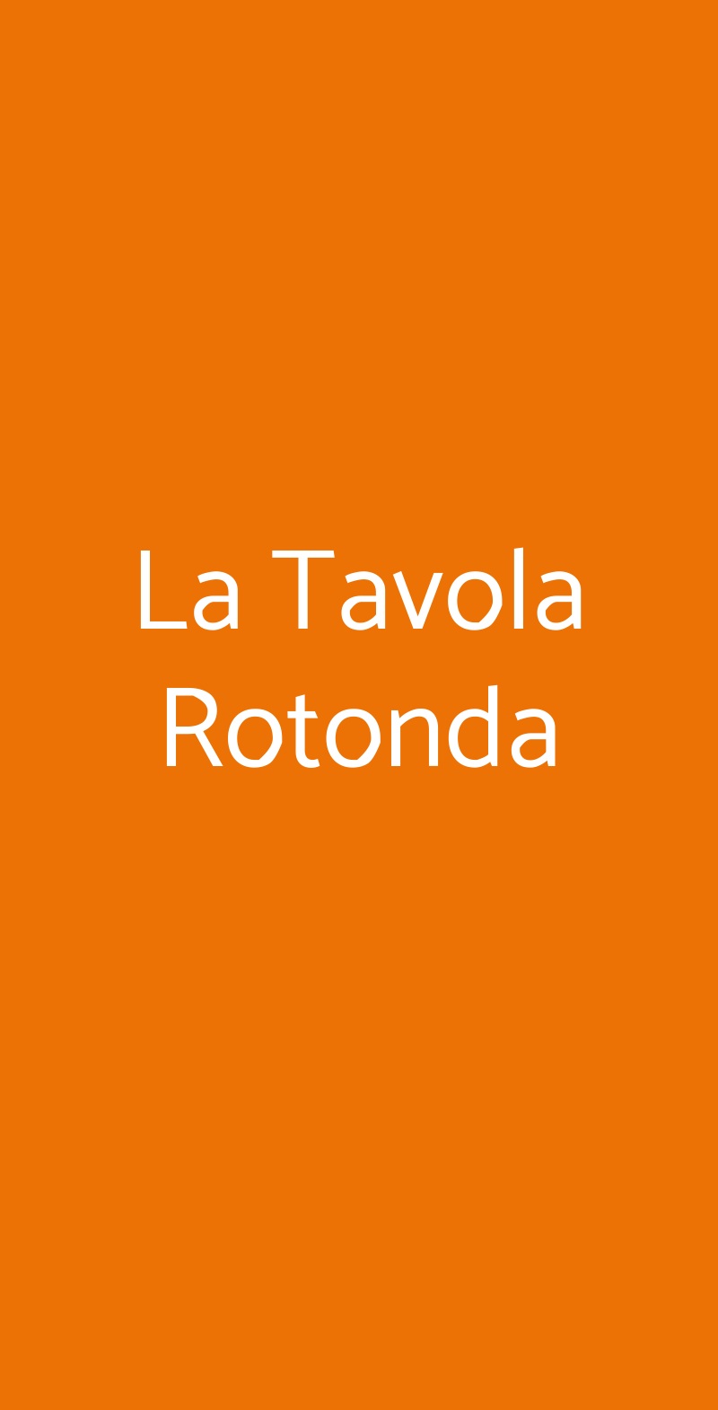 La Tavola Rotonda Chiavenna Landi menù 1 pagina