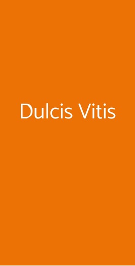 Dulcis Vitis, Alba