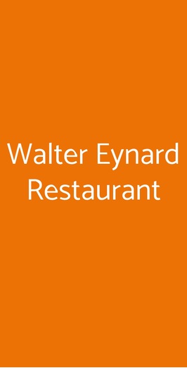Walter Eynard Restaurant, Cherasco