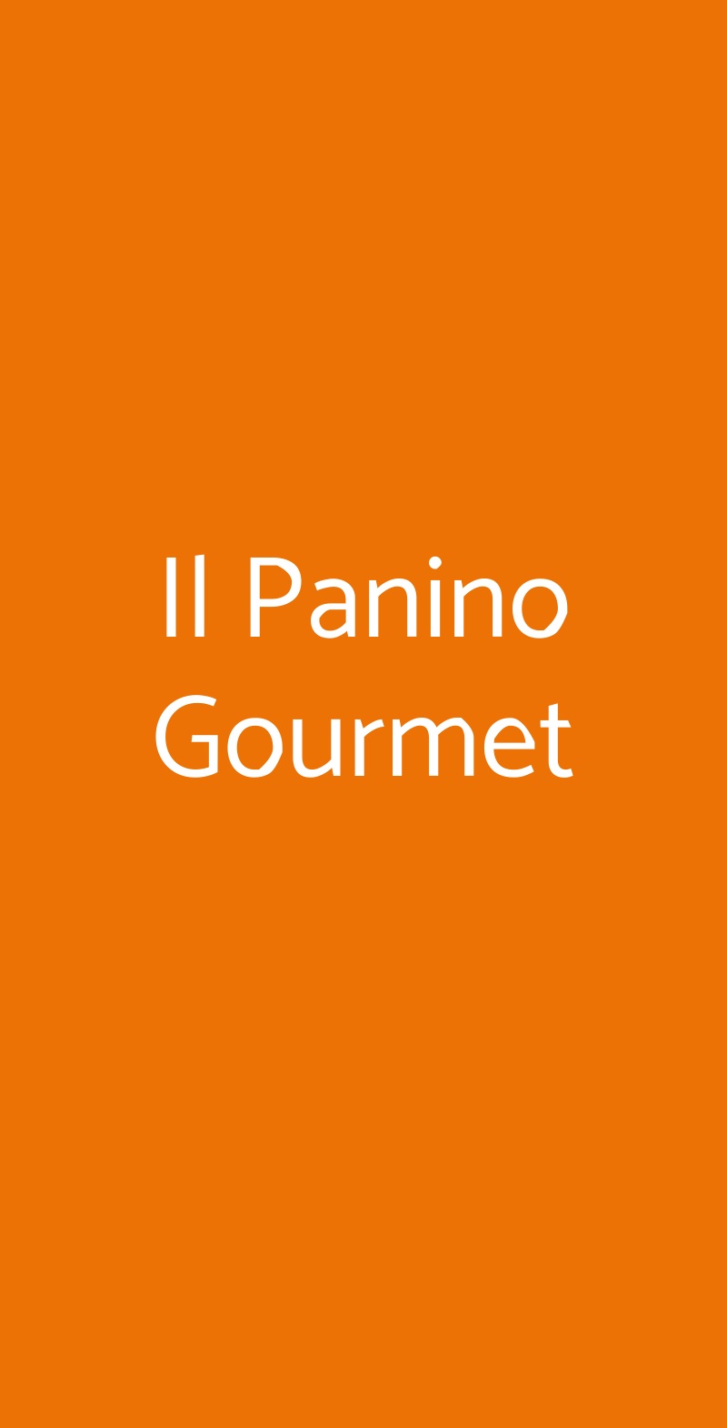 Il Panino Gourmet Piacenza menù 1 pagina