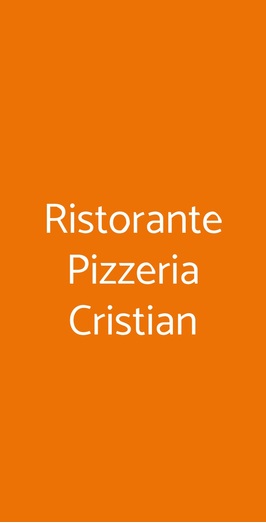Ristorante Pizzeria Cristian, Piacenza